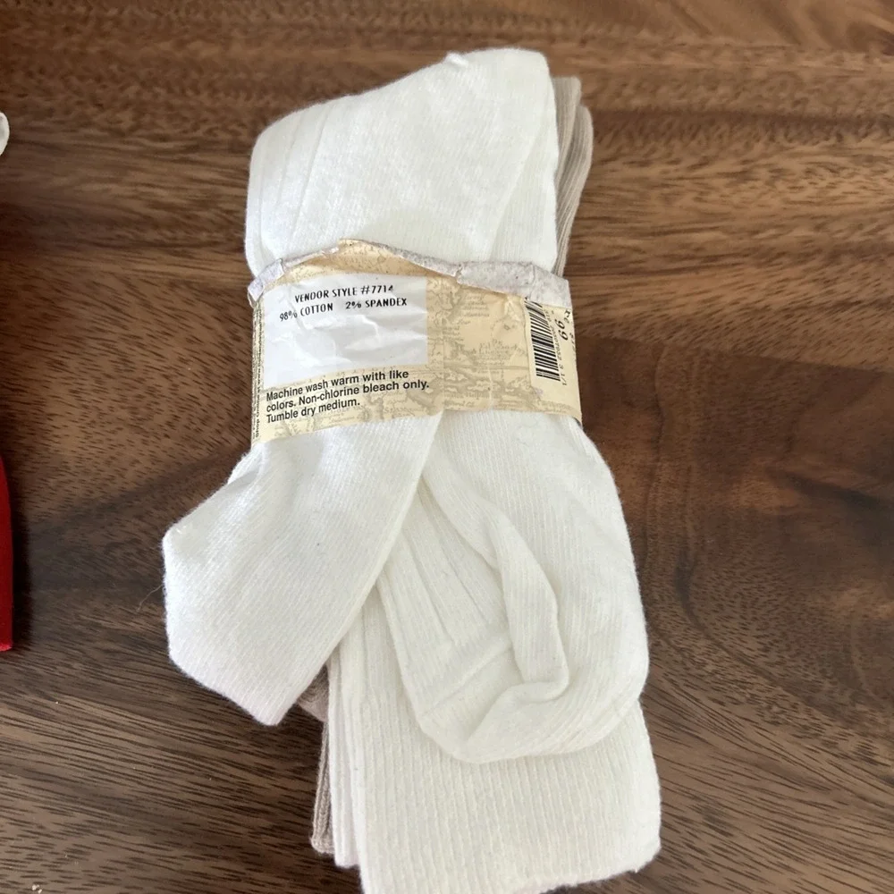 Field & Stream Socks 9-11 Boot Socks Ivory Taupe